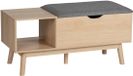 Wenko Schoenenrek met comfortabele zitting en opbergruimte EDDA, grijs, MDF