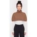 ARKET Poncho Cassia Cachemire Beige Taille: OS