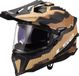 LS2 MX701 Explorer C Trick Bruin Sand 06 Adventure Motorhelm - Maat 2XL - Helm