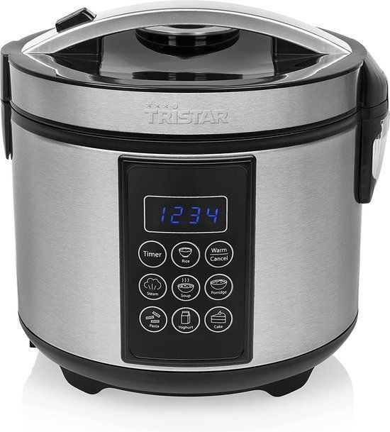 Tristar Rijstkoker RK-6132 Digitale Rijstkoker en Multicooker – 1,5 L