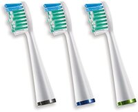 Waterpik - Standaard vervangingskoppen voor Sensonic elektrische tandenborstel en complete verzorging, pakket van 3 (SRRB-3E)