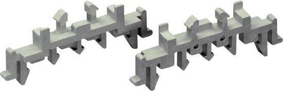 WAGO 288-002 Combivoet Grijs - 10 stuks