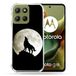Cokitec Versterkte hoes voor Motorola G15 Animal Wolf Zwart