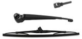 VW Passat B5 Break 97-05 : Bras d'essuie-glace arrière + balai d'essuie-glace + gicleur de lave-glace arrière, set de 2 pièces