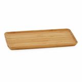 Andrea house Snackdienblad ax70063 Bamboe Rechthoekig 27 x 15 x 1,5 cm