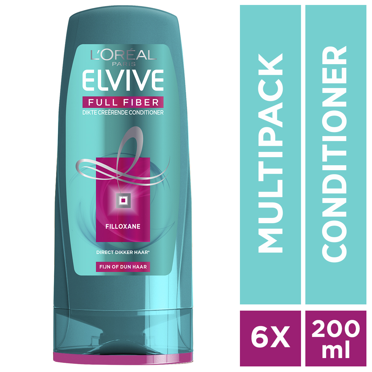 L'Oréal Elvive Full Fiber - 6x 200 ml - Crèmespoeling