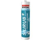 Soudal Silirub+ S8100 Kit sanitaire Transparent Gris 290 ml