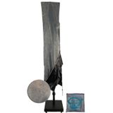 COVER UP HOC diamond parasolhoes staande parasol - 175x28x50 cm - zilvergrijs