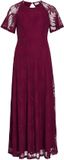 VILA VIFEMMA S/S LACE DRESS NOOS/OC Dames Maxi jurken Anemone L