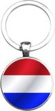 MC Living KadoExpress Sleutelhanger Glas - Vlag Nederland