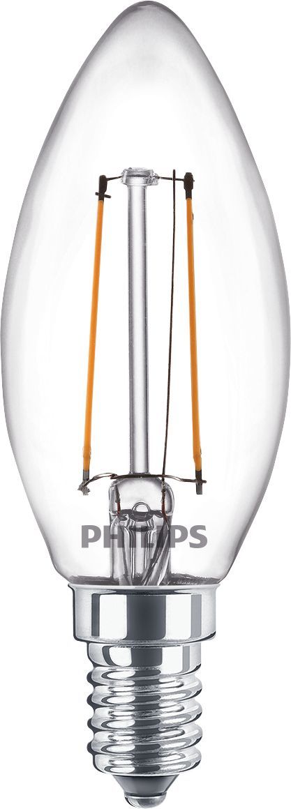 Philips LED Kaarslamp E14 - 2W - 250lm - Warm Wit
