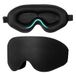 Blendura Slaapmasker, 100% lichtdicht, 3D, superzacht, comfortabel, verstelbare oogschelp, zwart
