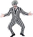 Widmann Horror Films Kostuum | Streepjes Beetlejuice Spook | Man | Medium | Halloween | Verkleedkleding
