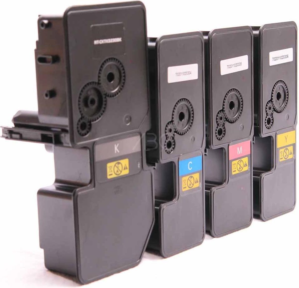 Abc Set 4x huismerk toner voor Kyocera TK-5220 voor Ecosys M5521 M5521cdn M5521cdw P5021 P5021cdn P5021cdw M 5521cdn M 5521cdw P 5021cdn P 5021cdw TK5220 TK-5220K TK-5220C TK-5220M TK-5220Y van