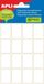 Apli witte etiketten ft 19 x 27 mm (b x h), 96 stuks, 16 per blad (2675)