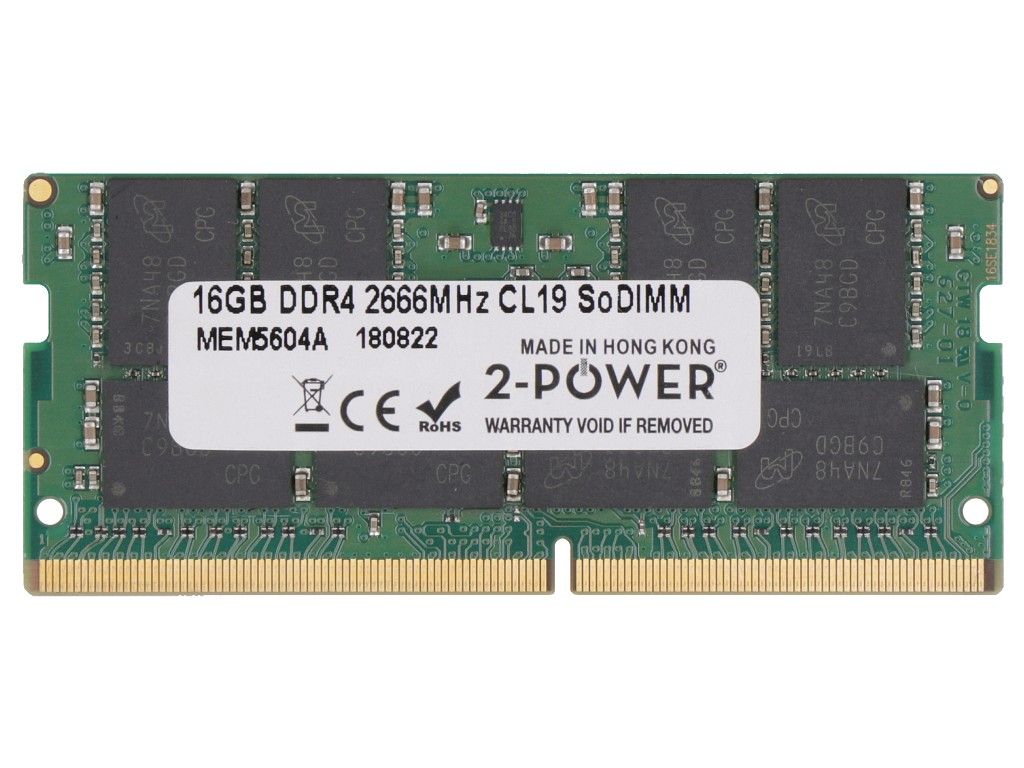 2-Power MEM5604A - Geheugenmodule - 16 GB - DDR4 - 2666 MHz