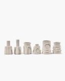 Serax - Marie Michielssen Marie Vaas Assortiment - Beige - 6 stuks - H 10cm