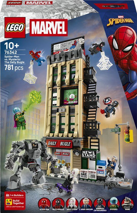 LEGO Marvel Spider-Man vs. Mysterio: de Daily Bugle Bouwpakket - 76342