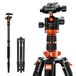 K&F Concept Camera Statief, 198cm Aluminium Reisstatief, Compact Statief met Monopod, Professionele Fotografie Statief met 360° Balhoofd en Vrijgaveplaat voor DSLR Canon Nikon Sony Camera.
