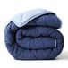 ViscoSoft All Seasons Twin/Twin XL donzen alternatieve omkeerbare dekbed - perfect voor slaapzaal beddengoed - ademend premium twin extra lang zachte microvezel lichtblauw/marineblauw