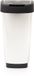 Rotho Twist afvalbak met swingdeksel 25L - zilver metallic