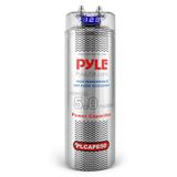 Pyle 5,0 Farad Digitale Power Capacitor - Hoogwaardige Auto Audio Accessoire - Blauwe Digitale Display- Voltage Weergave- Over Voltage Bescherming- Montagehardware