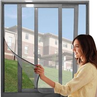 STACK Universele Raamhor - 150 x 150 cm - Grijs - Inkortbaar - Magnetisch