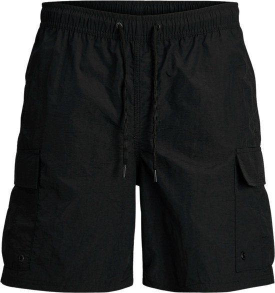 Jack & Jones Fiji Cargo Zwemshort Jongens - Zwart - Maat 128