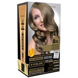 Thader TH Pharma Ammoniak kleurenset voor een aangename geur met vloeibaar goud, kleur 8.32 lichtblond beige