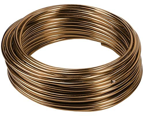mumbi 31581 10 m knutseldraad 3 mm antiek bruin, aluminium