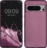 kwmobile telefoonhoesje geschikt voor Google Pixel 8 Pro - Back cover in metallic lila