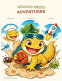 Leopard Gecko Adventures: A Fun Coloring Book of Funny Geckos, Silly Situations, and Cool Leopard Gecko Facts
