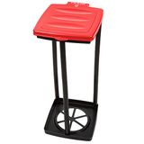 Wakeman Draagbare Prullenbakhouder - Opvouwbare Prullenbak voor afval en binnen/buiten gebruik buitenshuis -Ideaal voor Camping Recycling en meer buitenshuis (rood), 75-TB1008
