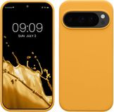 kwmobile telefoonhoesje geschikt voor Google Pixel 10 / Pixel 10 Pro - Hoesje met siliconen coating - Smartphone case in mango