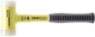 Halder SUPERCRAFT-marteau sans rebond avec manche tubulaire en acier incassable laqué jaune Ø 60 mm nylon - 3377.160