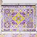 PETTI Artigiani Italiani - Fornuisafdekking, fornuisafdekplaat voor keuken, digitale print, Vietri Violet, 100% Made in Italy