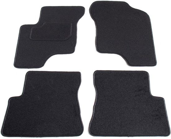 Cargoods Automatten op maat - zwart stof - geschikt voor Hyundai Getz 2002-2006