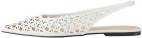 Next - Dames - Forever Comfort lasergesneden ballerina's met hielbandje - Wit