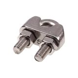 cyclingcolors 1 x kabelbinder, roestvrij staal, A4, U-connector, bout voor staalkabel, doe-het-zelf, hantering gereedschap, 10 mm