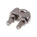 cyclingcolors 1 x kabelbinder, roestvrij staal, A4, U-connector, bout voor staalkabel, doe-het-zelf, hantering gereedschap, 10 mm