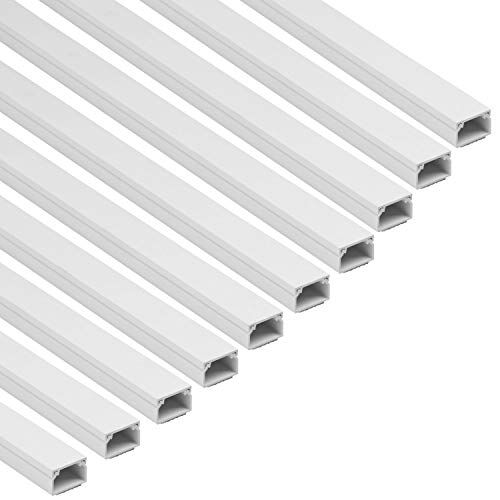 D-Line 1D2516W/10 Square Box Kabel Trunking - 25x16mm - 10 x 1 meter