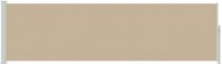 vidaXL Paravent latéral rétractable rectangulaire 120 x 300 cm Polyester Beige