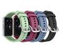 MoKo 4 PACK Watch Strap Compatible with Huawei Watch Fit Active/Elegant, Soft Silicone Replacement Band Bracelet Wristband Adjustable Strap with Clasp, Green/Wine Red/Blue Gray/Black