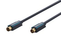 Clicktronic Casual antennekabel (coax-stekker/coax-koppeling, 95 dB, 10 m)