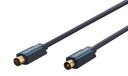 Clicktronic Casual antennekabel (coax-stekker/coax-koppeling, 95 dB, 10 m)