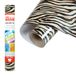 Siser Easypatterns Plus Wild Zebra, 30 cm x 0,5 m, transfervinyl om op te strijken, voor kleding, accessoires en huishoudtextiel, geschikt voor kinderkleding.