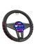 Sparco SPS101 universele rode en zwarte anti-fade autostuurhoes