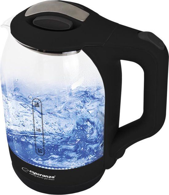 Esperanza Yukon - Waterkoker - 1.7 l - 1500 W - Zwart