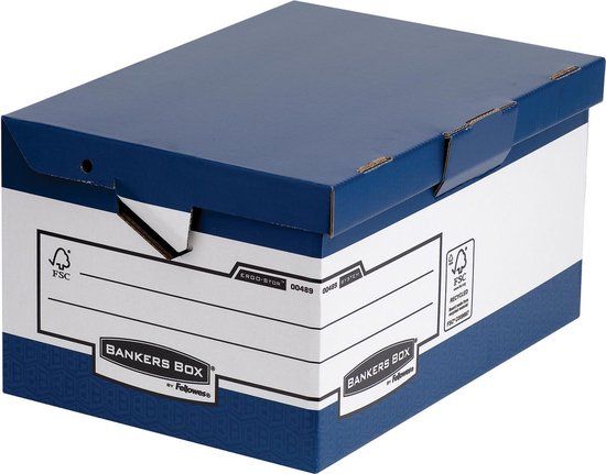 Bankers Box Heavy Duty Ergo Store Maxi Archiefdoos Blauw