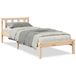 VidaXL Bedframe extra lang zonder matras massief grenenhout 90x210 cm